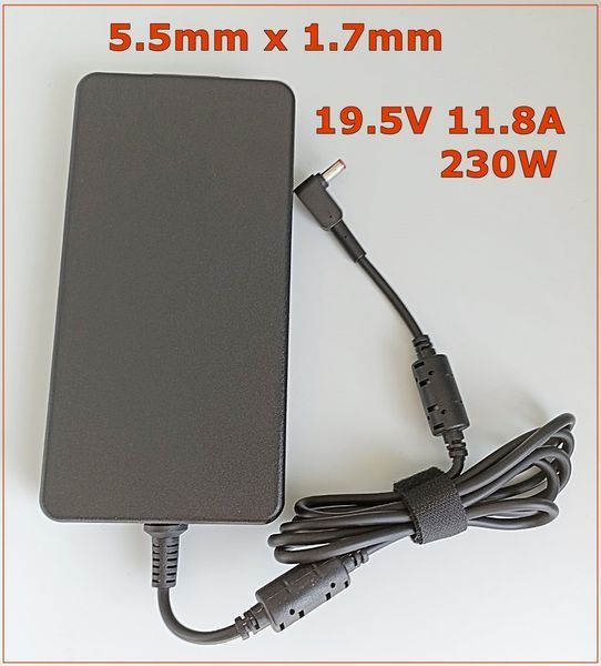 19.5V 11.8A (230W) Блок живлення для Acer Predator Helios 300 PH315-53, PH315-54, Triton 500SE PT515-52, A17-230P1A,, роз'єм (5.5х1.7)мм ADP-230JB D фото