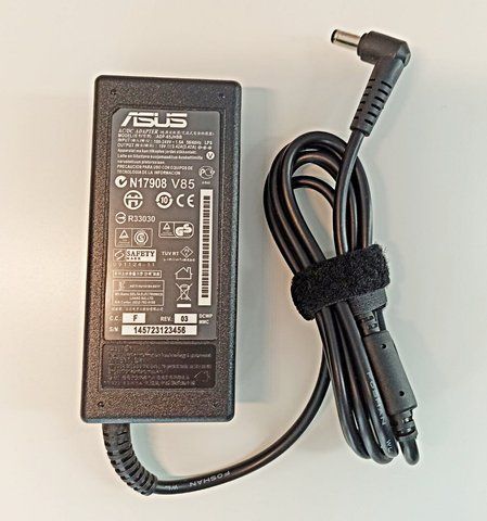 блок живлення для ноутбука Asus F555, K555, F505, F705MA, K705MA, M705B, X505BA, X705MA, X555LA, X756UA, 19V 3.42а 65W Роз&rsquo;єм 5.5мм-2.5мм AS65W-5525-ORG фото