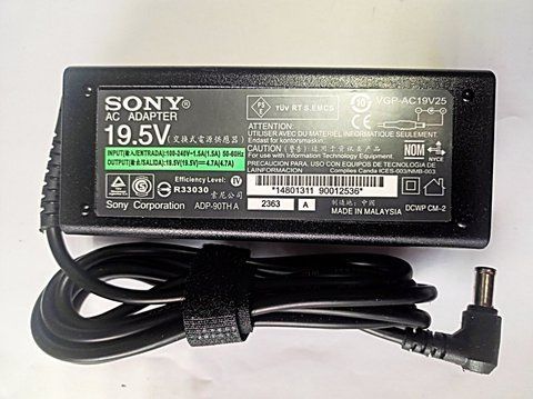 блок живлення для Sony Vaio ADP-90TH A, VGP-AC19V25, 19.5V 4.74a 90W, Роз&rsquo;єм 6.5mm-4.4мм ADP-90TH A фото