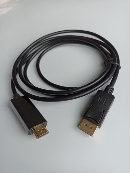 Кабель DisplayPort 1.4 &ndash; HDMI 2.1 8K, кабель DP &ndash; HDMI 2M, Uni-Direction, 8K@60HZ 4K@120HZ, Совместим с ПК/ноутбуком, мониторами, HP, DELL, GPU, AMD, NVIDIA CA-DP-HDMI фото