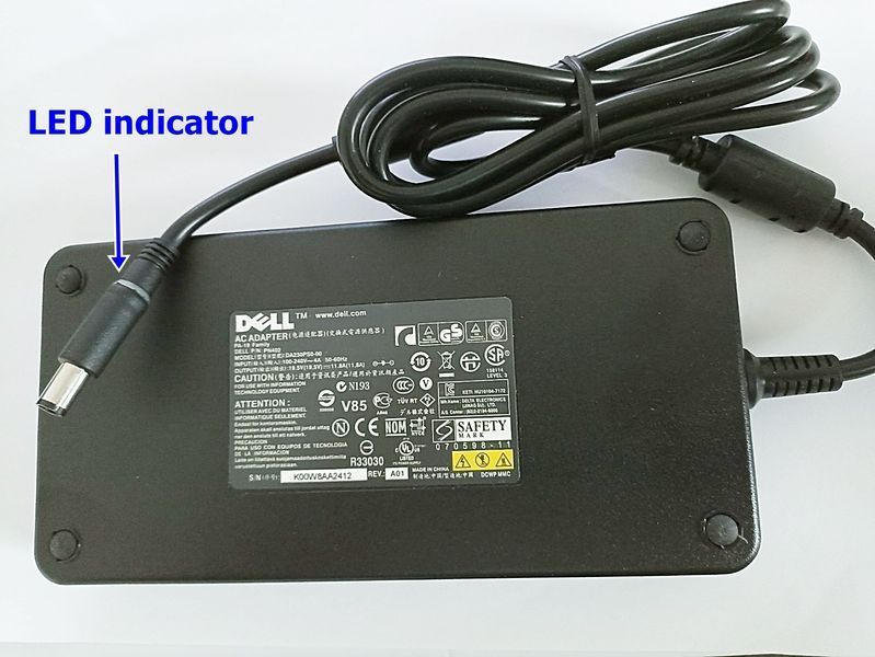 Блок питания для ноутбука Dell XPS M1730, PA-19 PN402, 19.5v 11.8a 230W, Разъем 7.4мм-5.0мм PN402 фото