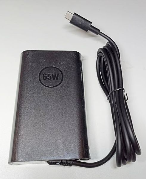 Блок питания для ноутбука Dell XPS 12 9250, Dell Latitude 11 5175, Latitude 12 7275, Latitude 13 7370, Latitude 14 548065W, 2YK0F, M1WCF, 65W адаптер, разъем USB-C 2YK0F фото