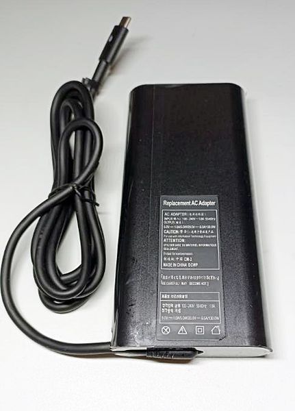 Блок живлення для ноутбука Dell 20V 4.5A 90W, TDK33  адаптер, USB-C, Inspiron 7000 , Latitude 10 Rugged 7030, Latitude 3400, 3500, 5289, 5300 Chromebook 7300, 7410, 7530, 9330, 9420, 9520, 3470, 3540, 3550, Precision 5550, 5570, XPS 950 TDK33   фото
