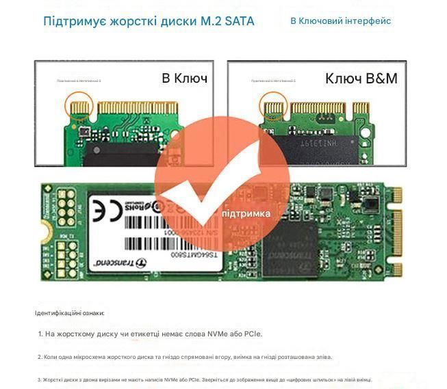 M.2 (NGFF) SSD на USB 3.1 Внешний карман с UASP, поддержка  2280, 2260, 2242, 2230 M.2 SSD с ключом B, ключом B+M M2-USB-C-BOX-2 фото