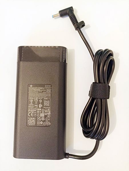 Блок живлення для HP ZBook 17 G5, HP OMEN 15, 15t, HP OMEN 17, 17t, TPN-CA03, TPN-DA10, ADP-200HB B, W2F75AA, 19.5V 10.3A, 200W, роз'єм 4.5-3.0 мм ADP-200HB B фото