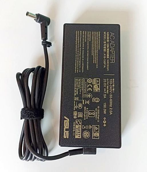 150W Блок живлення для ASUS TUF FX505DU, FX505GT, FX705GT, FX705DU, Rog Strix GL531GT, GL731GT, A18-150P1A, ADP-150CH B, 20V 7.5A AC-адаптер, роз'єм (6.0x3.7) мм ADP-150CH B фото