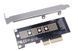 Адаптер PCIE X4 на M.2 NVMe SSD NGFF, клавіша M Карта подвійного інтерфейсу, Підтримка PCI Express 3.0 x4 до 2230, 2242, 2260, 2280 SSD NVME-4X-80 фото 2