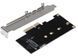 Адаптер PCIE X4 на M.2 NVMe SSD NGFF, клавіша M Карта подвійного інтерфейсу, Підтримка PCI Express 3.0 x4 до 2230, 2242, 2260, 2280 SSD NVME-4X-80 фото 5