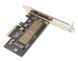 Адаптер PCIE X4 на M.2 NVMe SSD NGFF, клавіша M Карта подвійного інтерфейсу, Підтримка PCI Express 3.0 x4 до 2230, 2242, 2260, 2280 SSD NVME-4X-80 фото 4