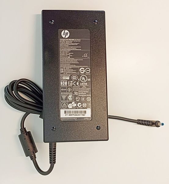 150W  блок питания для HP ZBook 15 G3, HP ZBook Studio G6, HP OMEN 15, TPN-DA03, TPN-DA09, SL195334, 19.5V 7.7A, разъем (4.5x3.0)mm TPN-DA09 фото