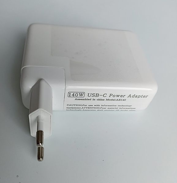 Адаптер MacBook USB-C 140W, MacBook Air (15 дюймів, M2, 2023), MacBook Air (13 дюймів, M2, 2022), MacBook Air (13 дюймів, M1, 2020), MacBook Air (Retina, 13- дюйм, 2020), MacBook Pro (14 дюймів, 2023) 140W-ADP-MAC фото