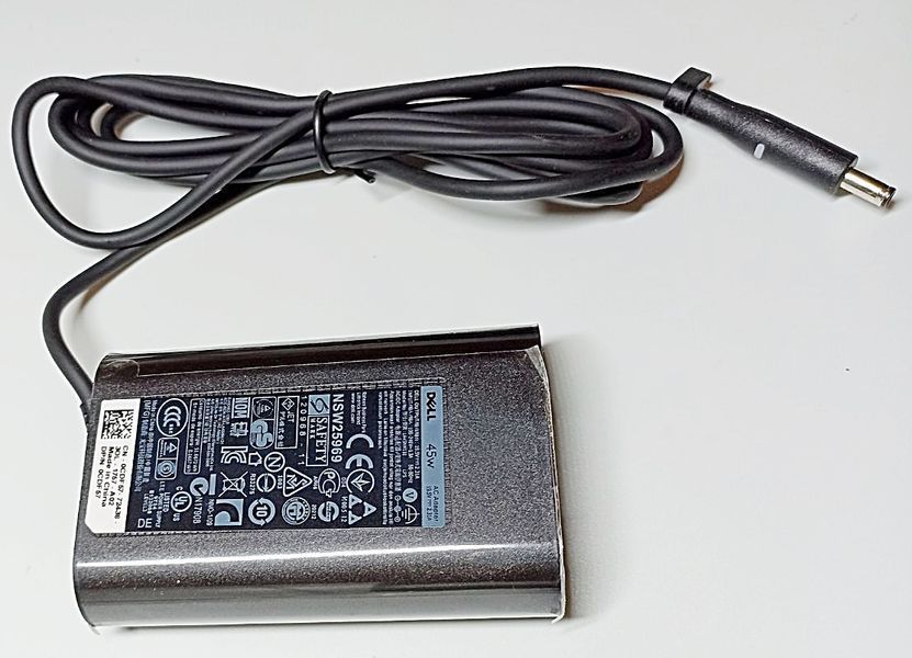 Блок живлення для Dell XPS 13 9333, 9343, 9350, 9360, 9370, HK45NM140, 19.5V 2.31A, 45W адаптер Роз&rsquo;єм (4.5x3.0)мм   LA45NM131 фото