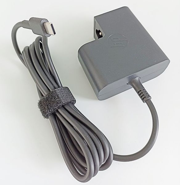 45W Блок питания для ноутбука HP Chromebook 11a-na0502saUSB, HP ENVY x360 15-e0005na, HP Pavilion 510-p199na, Pavilion 12-b000 x2, адаптер USB-C PA-1450-33HP, TPN-CA02, V5Y26AA TPN-CA02 фото