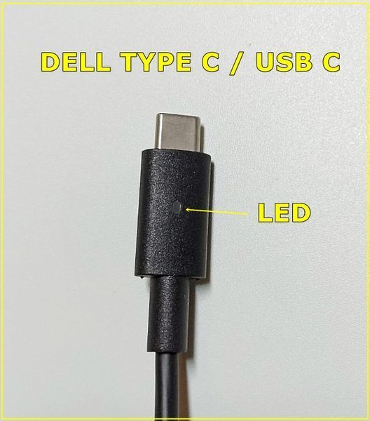 45W Type-C блок питания для Dell XPS, Latitude, Inspiron, Vostro, HDCY5, T6V87, 4RYWW, P13YF, 1J12J, X2GC2, LA45NM150, HA45NM170, DA45NM170, LA45NM17 адаптер USB-C DA45NM170 фото