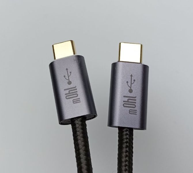 140W, USB-C до USB-C, 1.5 метра Кабель, 3.1 Gen2, 10Gbs, Type-C, QC3.0, PD3.1, Швидкий зарядний кабель для MacBook Pro 4K 60 Гц відеокабель 140W-USB-C-15M фото