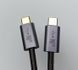 140W, USB-C до USB-C, 1.5 метра Кабель, 3.1 Gen2, 10Gbs, Type-C, QC3.0, PD3.1, Швидкий зарядний кабель для MacBook Pro 4K 60 Гц відеокабель 140W-USB-C-15M фото 3