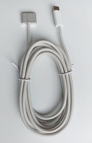 Кабель USB TYPE C &ndash; MagSafe 3, кабель MLYV3ZM/A PD 140W 2m для зарядки MacBook Air (M2, 2022) MacBook Pro (14 дюймов, 2021) MacBook Pro (16 дюймов, 2021) CA-C-MAG3 фото