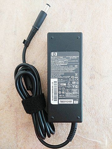 19V 4.74A 90W, блок живлення для ноутбука HP Pavilion DV6-7000 DV7-6100 Envy DV4-5200 Probook 430 470 650 4430s, 4530 Elitebook 720 850 2170P 6930P 8440P Compaq CQ60 CQ58, Роз&rsquo;єм 7.4мм-5.0мм  HP90W-7450-ORG фото