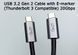 USB 3.2 Gen2, PD100W, USB-C, 20 Гбит/с, 1.5 метра кабель, Быстрая зарядка 20В 5А PD, видео 4K@60 Гц для MacBook Pro, iPad Pro, Iphone15 pro, монитор USB-C, SSD 20GB-USB-C-15M фото 4