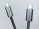 USB 3.2 Gen2, PD100W, USB-C, 20 Гбит/с, 1.5 метра кабель, Быстрая зарядка 20В 5А PD, видео 4K@60 Гц для MacBook Pro, iPad Pro, Iphone15 pro, монитор USB-C, SSD 20GB-USB-C-15M фото 3
