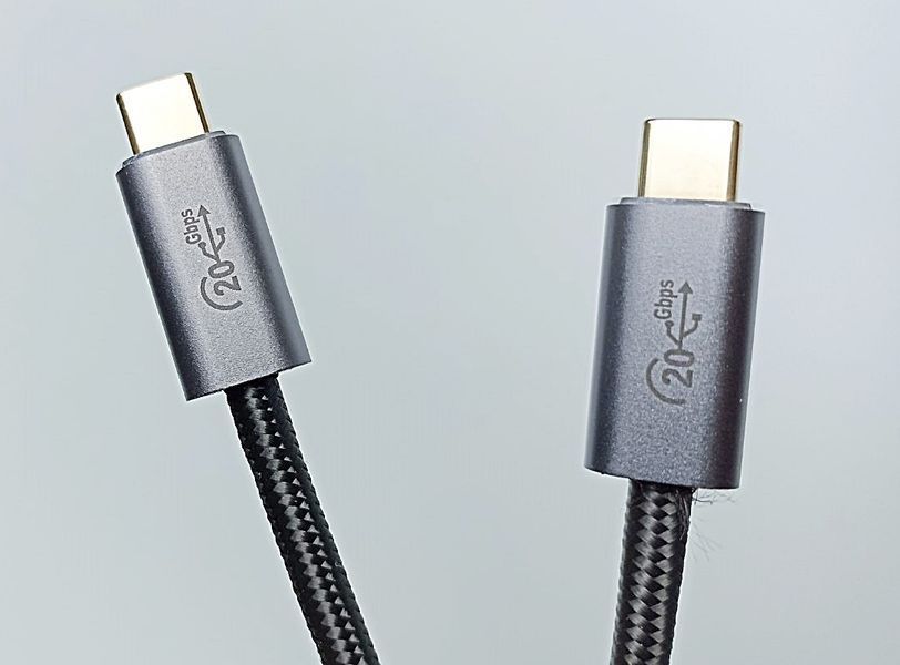 USB 3.2 Gen2, PD100W, USB-C, 20 Гбит/с, 1.5 метра кабель, Быстрая зарядка 20В 5А PD, видео 4K@60 Гц для MacBook Pro, iPad Pro, Iphone15 pro, монитор USB-C, SSD 20GB-USB-C-15M фото