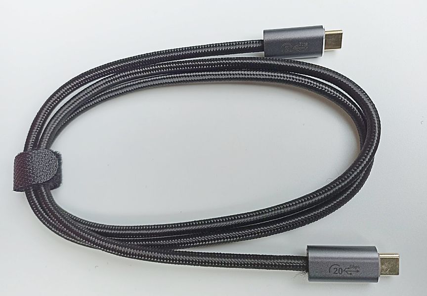 USB 3.2 Gen2, PD100W, USB-C, 20 Гбит/с, 1.5 метра кабель, Быстрая зарядка 20В 5А PD, видео 4K@60 Гц для MacBook Pro, iPad Pro, Iphone15 pro, монитор USB-C, SSD 20GB-USB-C-15M фото