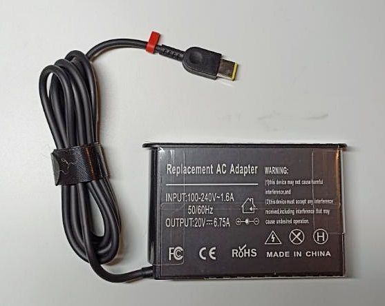 20V 6.75A 135W, ADL135NDC3A, блок питания для ноутбука Lenovo Ideapad Gaming 3 L340 S740 Y50 Y700 Legion Y520 Y730 ThinkPad P1 X1 Extreme ThinkStation P330 Yoga 9 720 C940 ADL135NDC3A фото