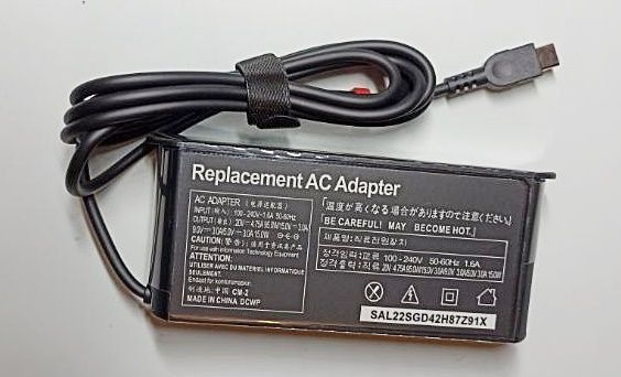 20V 4.75A (95W) USB-C, ADLX95YCC3A, ADLX95YDC3A, ADLX95YLC3A, блок живения для ноутбука Lenovo Y9000x, T470s, T480s, Type-C ADLX95YCC3A фото