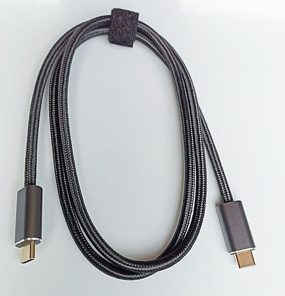 USB 3.2 Gen2, PD100W, USB-C, 20 Гбит/с, 1 метр кабель, Быстрая зарядка 20В 5А PD, видео 4K@60 Гц для MacBook Pro, iPad Pro, Iphone15 pro, монитор USB-C, SSD 20GB-USB-C-01M фото