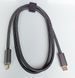 USB 3.2 Gen2, PD100W, USB-C, 20 Гбит/с, 1 метр кабель, Быстрая зарядка 20В 5А PD, видео 4K@60 Гц для MacBook Pro, iPad Pro, Iphone15 pro, монитор USB-C, SSD 20GB-USB-C-01M фото 2