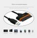 Кабель-переходник USB 3.0 &ndash; SATA для 2,5-дюймового SSD/HDD. Коннектор для передачи данных, поддержка UASP. CA-SATA-USB3 фото 4