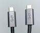 USB 3.2 Gen2, PD100W, USB-C, 20 Гбит/с, 1 метр кабель, Быстрая зарядка 20В 5А PD, видео 4K@60 Гц для MacBook Pro, iPad Pro, Iphone15 pro, монитор USB-C, SSD 20GB-USB-C-01M фото 4