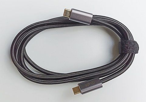 USB 3.2 Gen2, PD100W, USB-C, 20 Гбит/с, 2 метра кабель, Быстрая зарядка 20В 5А PD, видео 4K@60 Гц для MacBook Pro, iPad Pro, Iphone15 pro, монитор USB-C, SSD 20GB-USB-C-02M фото