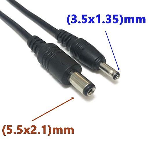блок живлення 12v 1a, роз'єм (3.5x1.35)мм 12V1A-35135 фото
