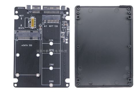 Конвертер коробка от M2 (NGFF) B-key до 2.5-дюймового SATA SSD M2-M-SATA-BOX фото