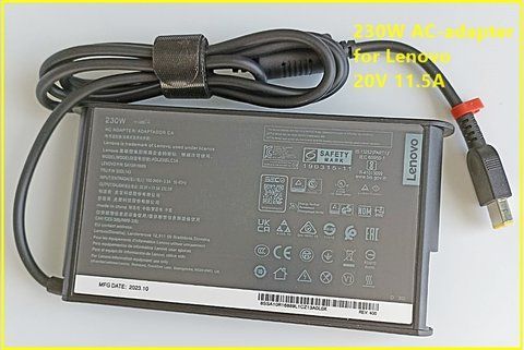 20V 11.5A 230W блок живлення для ноутбука Lenovo Legion Y740-15IRHg (81UH) ADL230NDC3A 5A10H28357 SA10E75804 00HM626   ADL230NDC3A фото