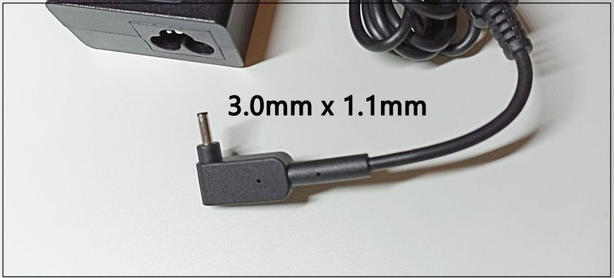 19V 3.42A (65W), PA-1650-80, PA-1450-26, Блок живлення для Acer Chromebook 11, 13, 14, 15 R11, CB3 CB5, C740, C720, C720p, C738T, C731, CB3-532, CB3-131, CB3-111, CB3-531, CB5-571, CB5-311, CB5-132T, роз'єм (3,0x1,1) мм PA-1650-80 фото